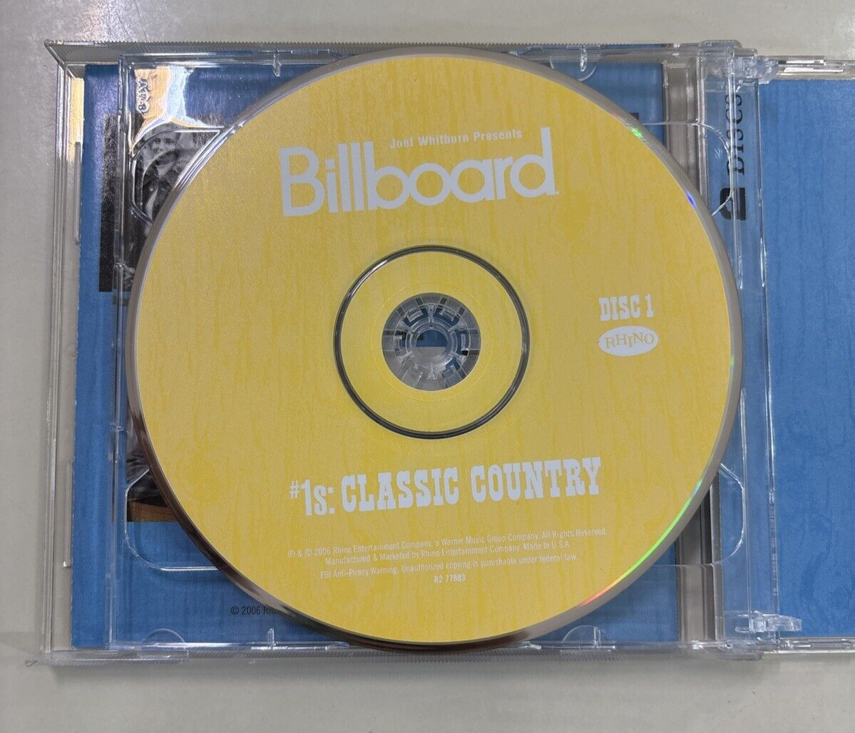 0 Billboard #1s Classic Country by Various Artists JOEL WHITBURN PRESENT 2 CD