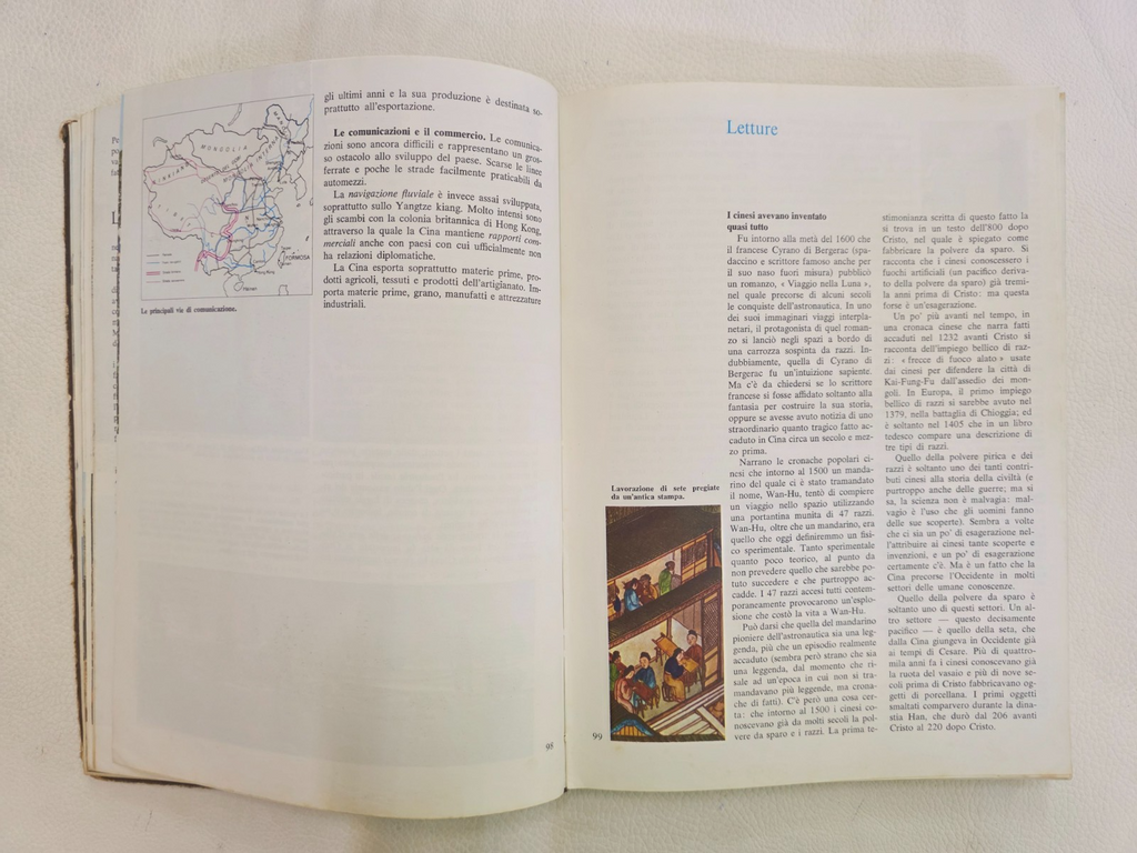 ​"Il Garzanti della Geografia" Atlante Libro Vintage Collezione Raro Anni '70