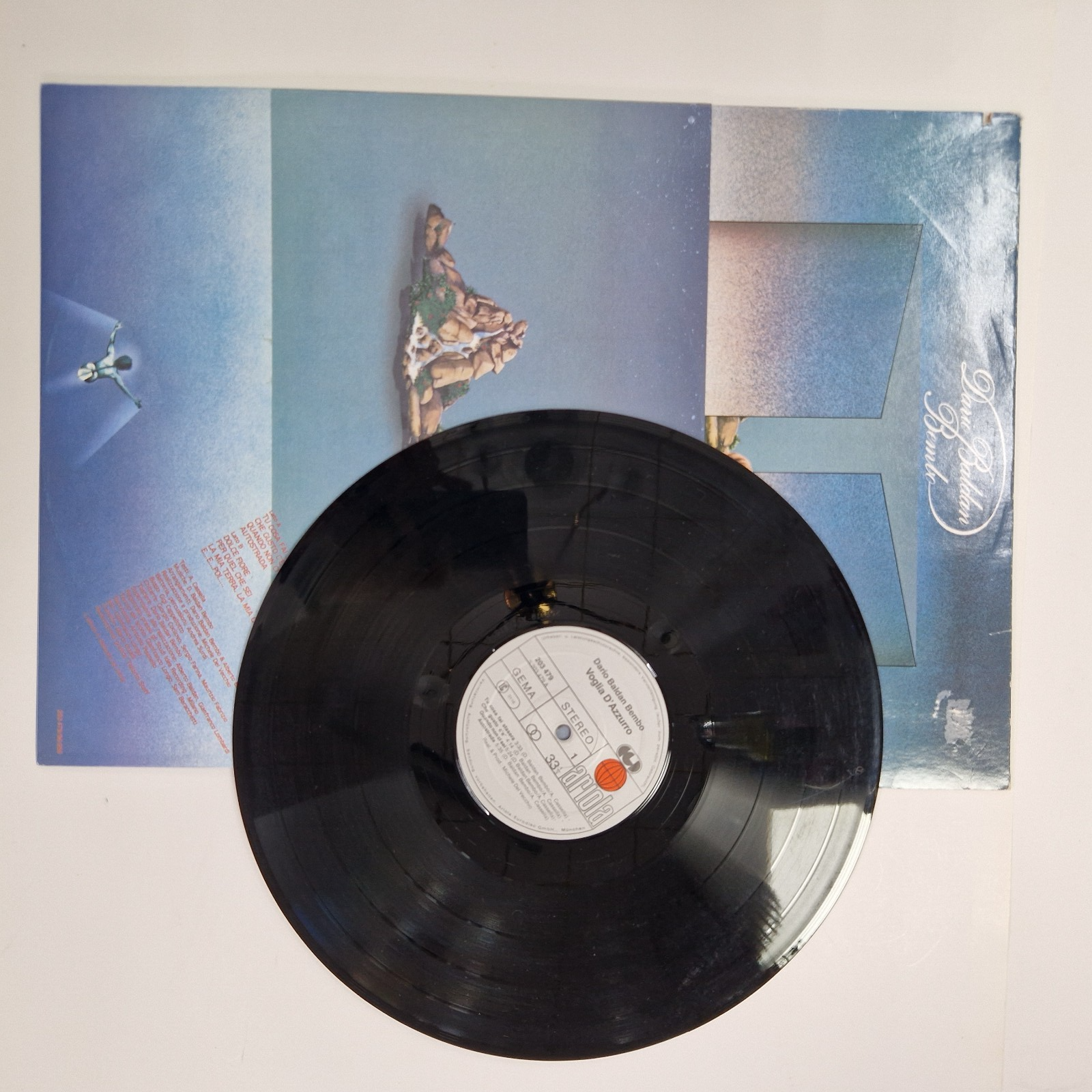 0 Dario Baldan Bembo Voglia d'Azzurro LP 33 giri Italia Anni '80 Disco