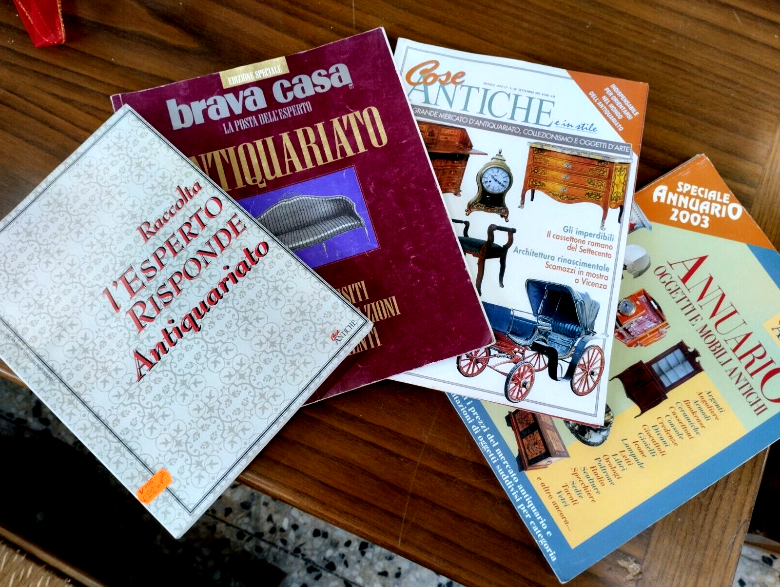 0 Lotto 4 Riviste Antiquariato - Cose Antiche & Antiquariato - Buone Condizi