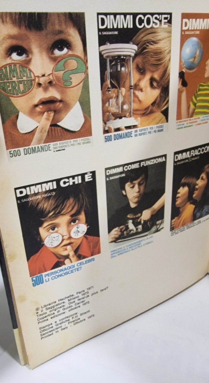 "Dimmi che farò" - Il Saggiatore per ragazzi - 500 mestieri vintage - Libro raro