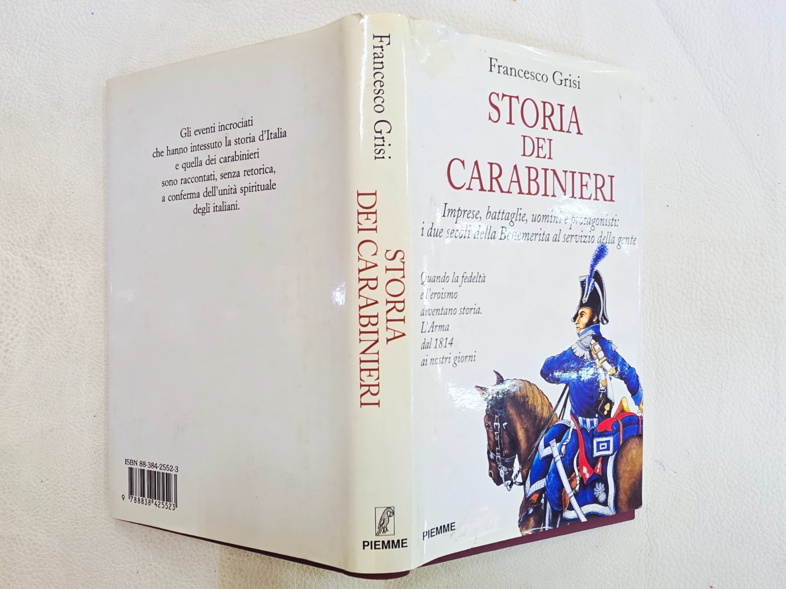 ​"Storia dei Carabinieri" Grisi PIEMME Libro Vintage Raro Forze dell'Ordine