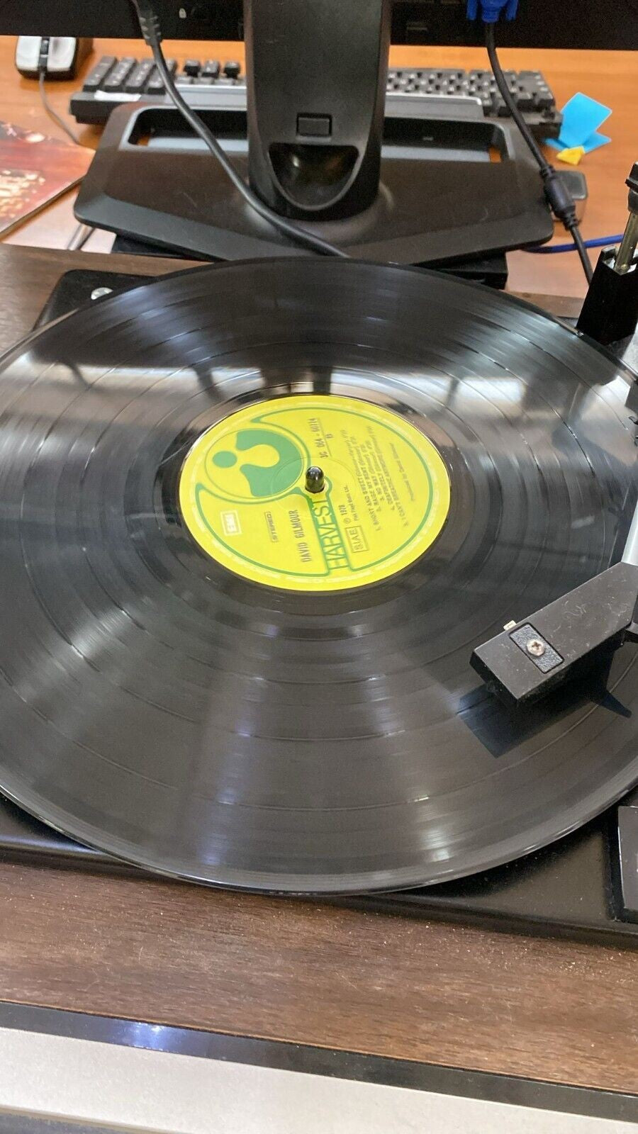 0 DISCO VINILE 33 GIRI DAVID GILMOUR - HARVEST - PINK FLOYD MUSIC LTD 1978