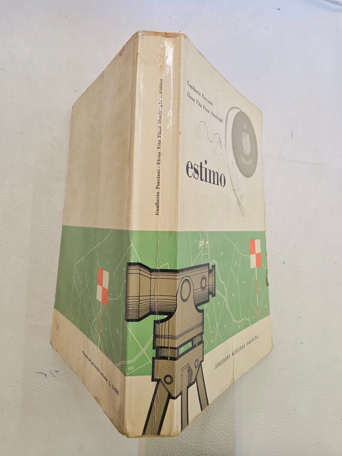 ​"Estimo" Porciani Ottolenghi Edizioni Agricole Bologna Libro Vintage Raro