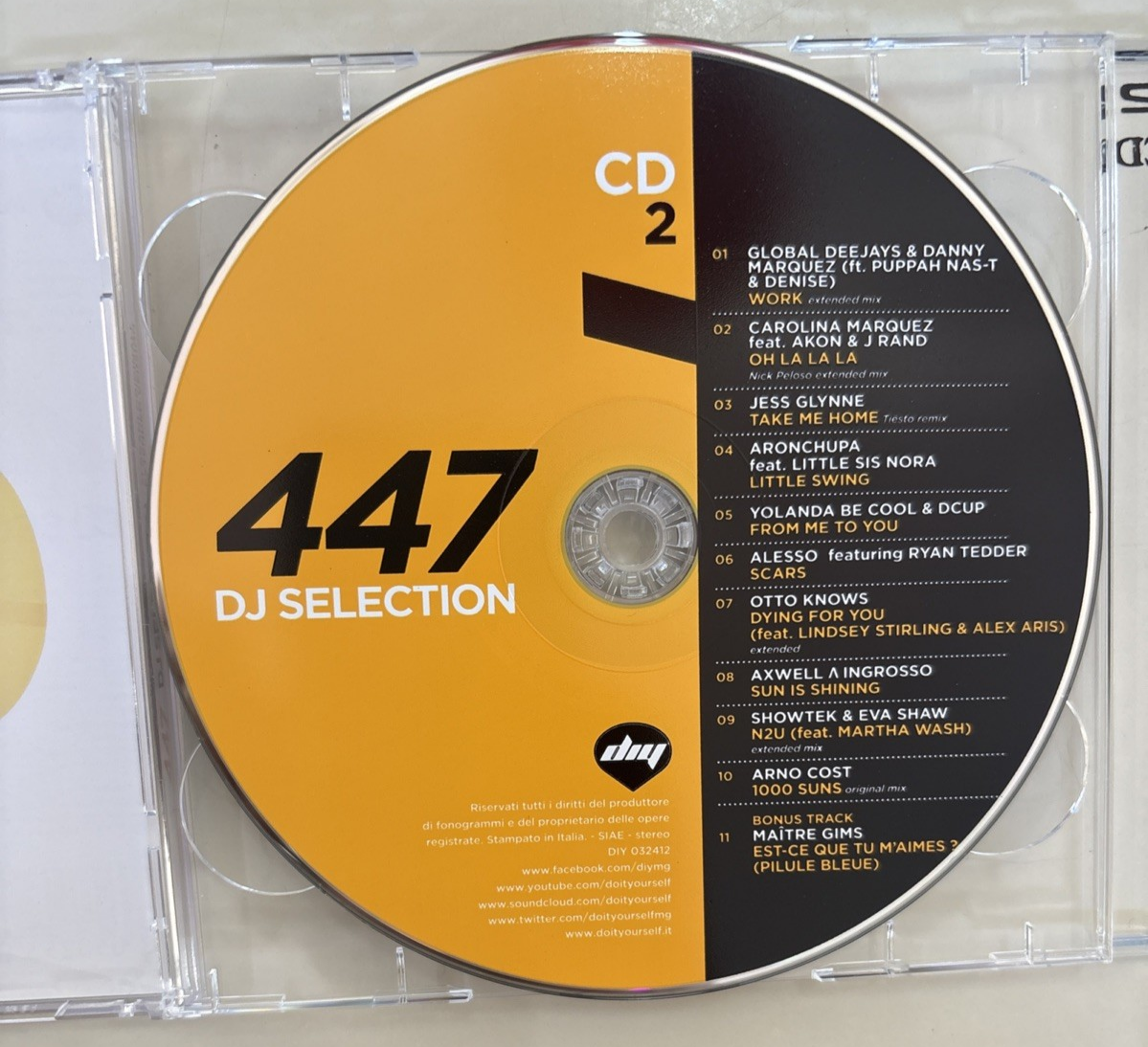 "DJ Selection 447" 2 CD Set 2016 Extended  Versions  MERCATINO DELL'USATO DJ 447