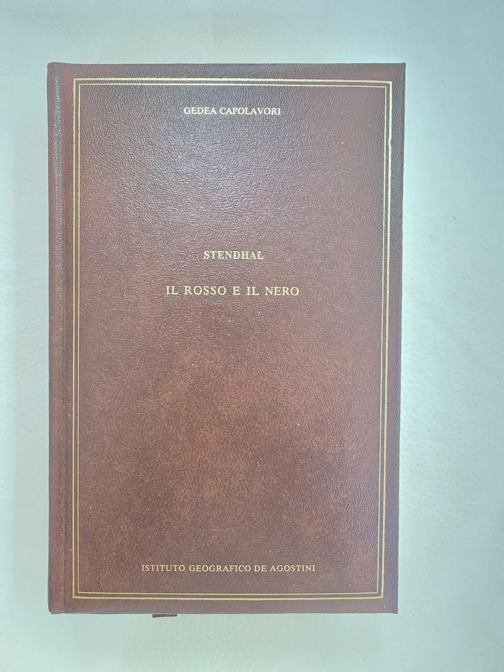 "Il Rosso e il Nero" di Stendhal - Geda Capolavori De Agostini, Gemma Letteraria