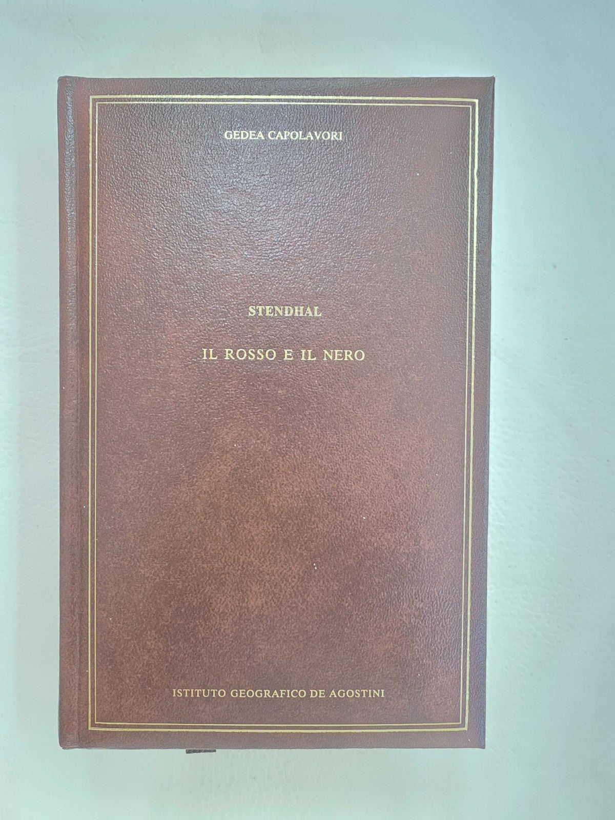 "Il Rosso e il Nero" di Stendhal - Geda Capolavori De Agostini, Gemma Letteraria