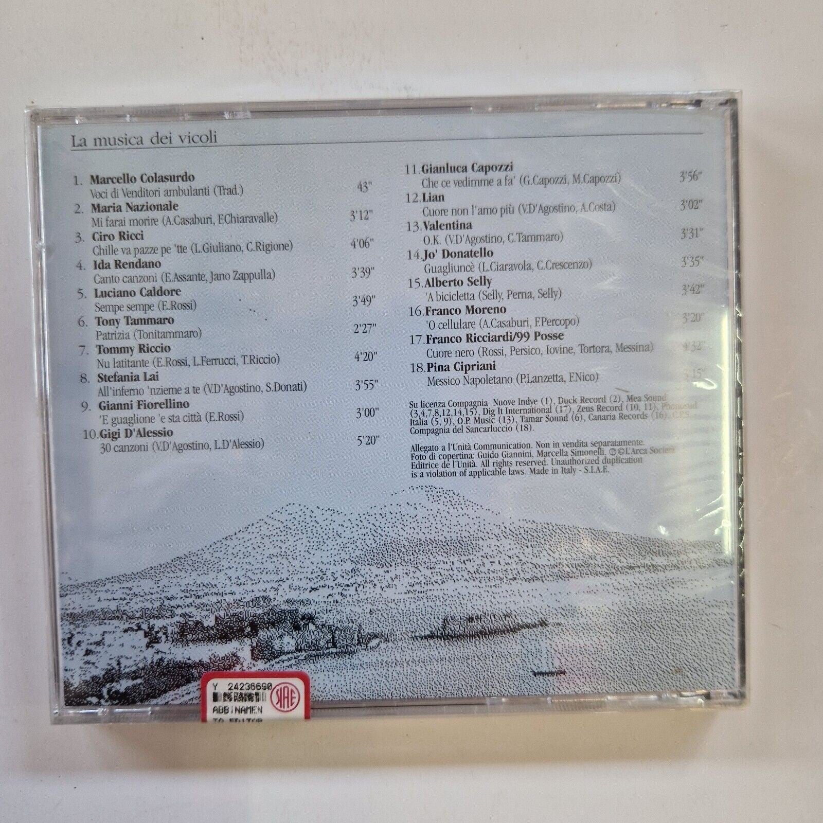 0 Il Canto di Napoli - La Musica dei Vicoli - CD Sigillato - Vedi Foto/Mercatino