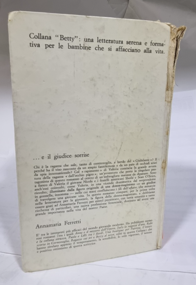 ...E IL GIUDICE SORRISE - Annamaria Ferretti - Capitol 1968 - Collana Betty n. 2