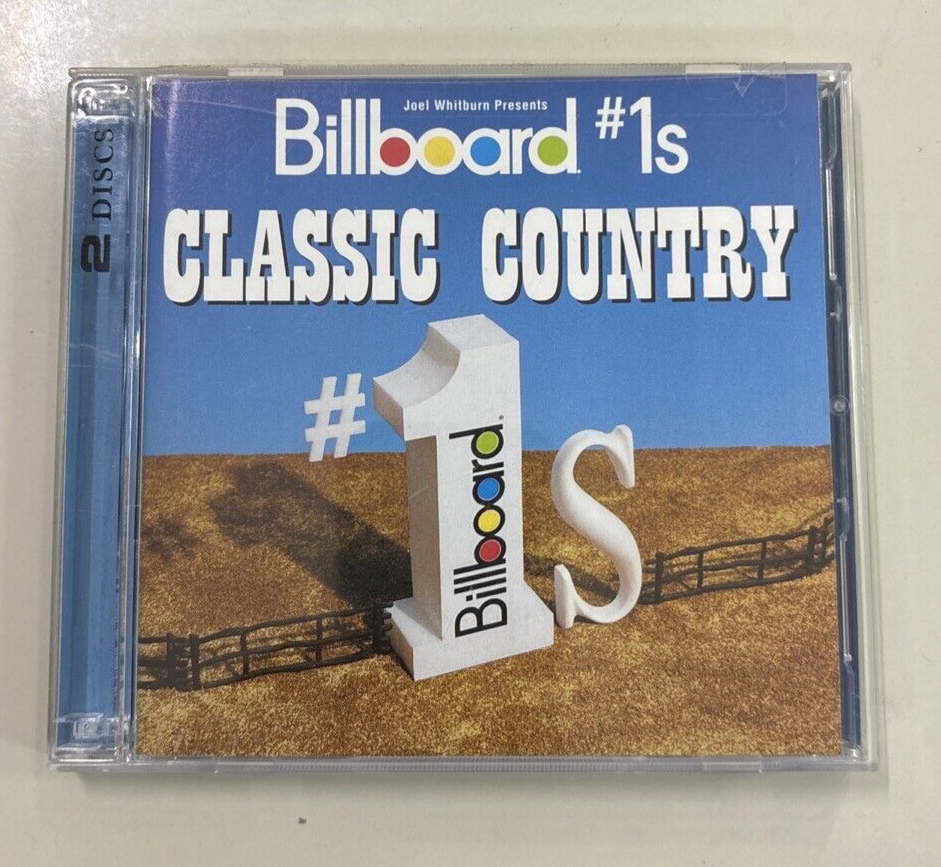 0 Billboard #1s Classic Country by Various Artists JOEL WHITBURN PRESENT 2 CD