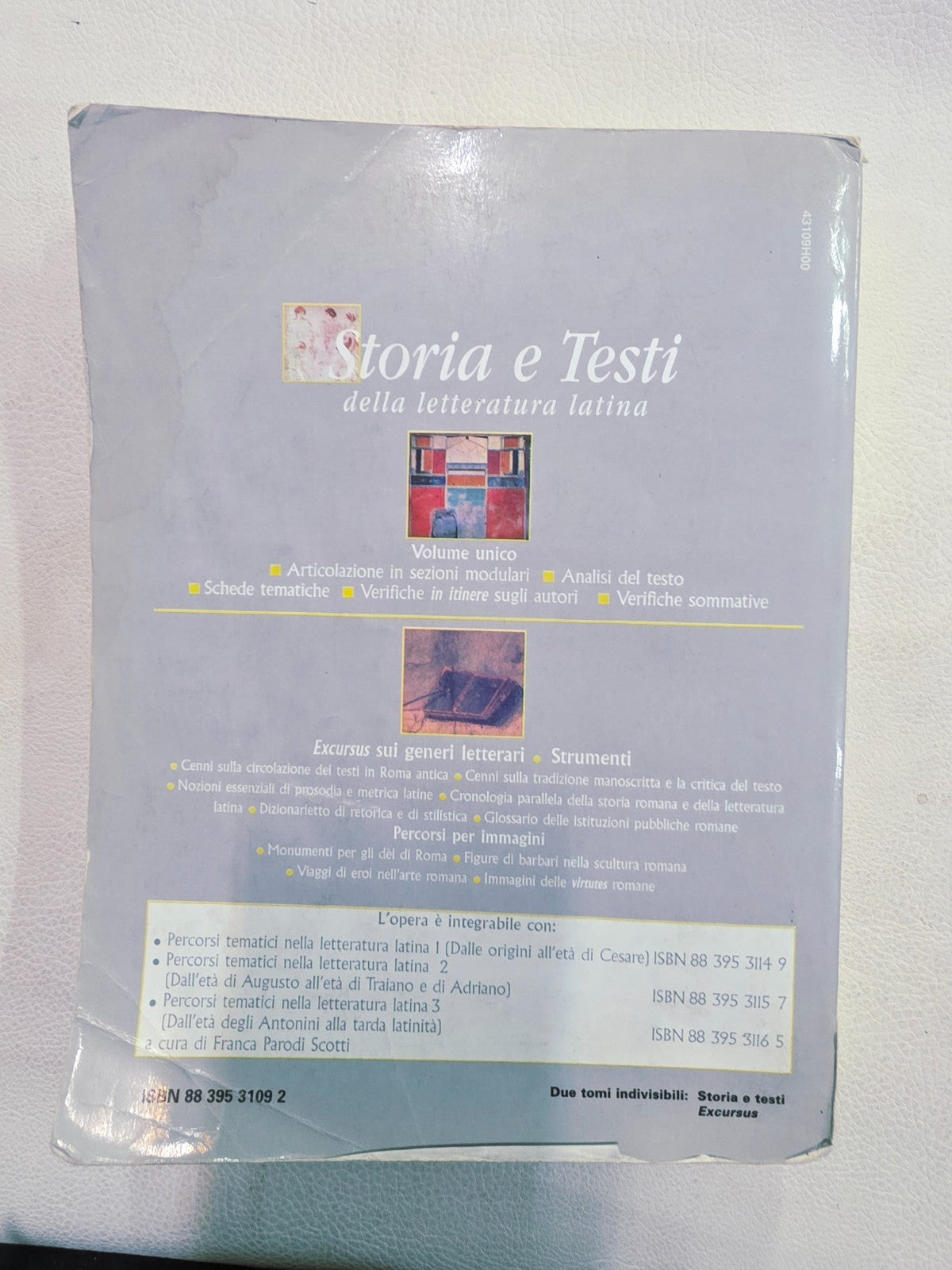 "Storia e Testi della Letteratura Latina - Volume unico" LIBRO-PARAVIA