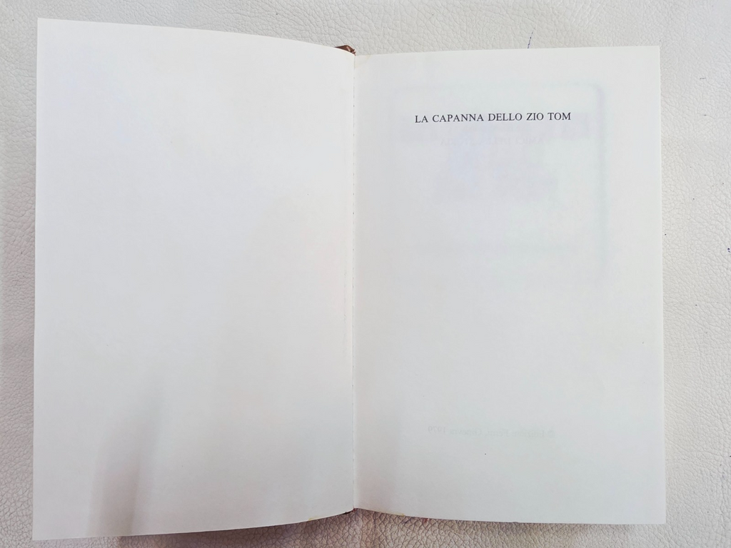 "La Capanna dello Zio Tom" di Harriet Beecher Stowe- libro EDIZIONI LOMBARDE