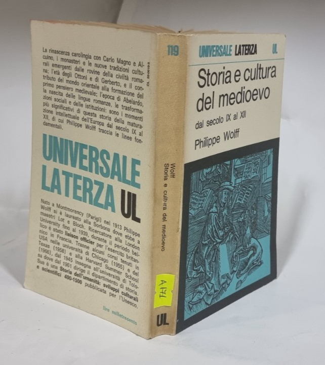 "Storia e cultura del medioevo" - Philippe Wolff - Laterza 1969 - Universale
