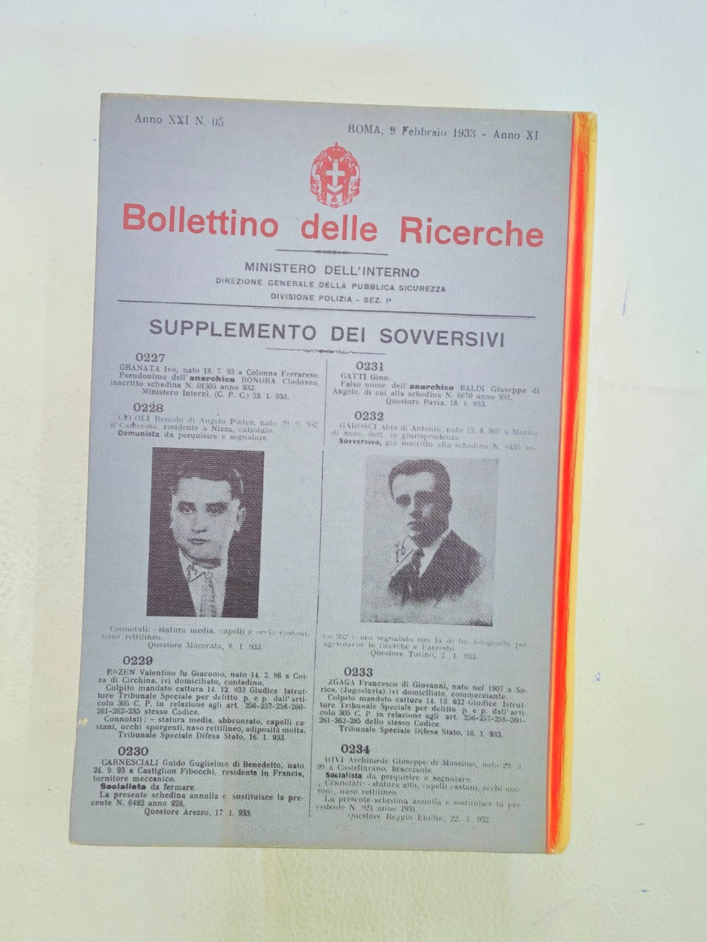 ​"L'antifascismo italiano" P. Alatri Storia Libro Raro Edizioni Avanti! Gramsci