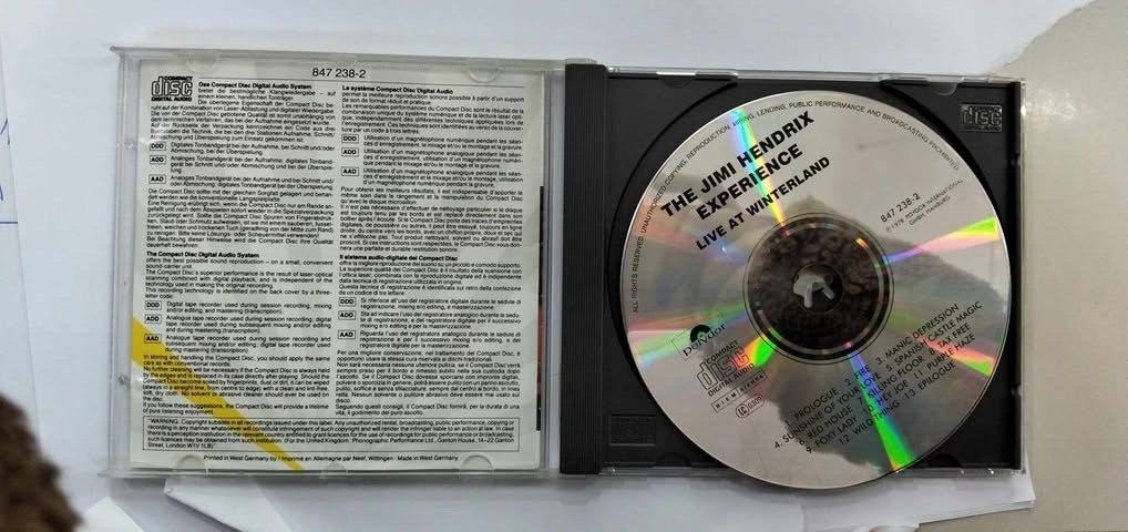 0 Cd The Jimi Hendrix Exsperience anni 80