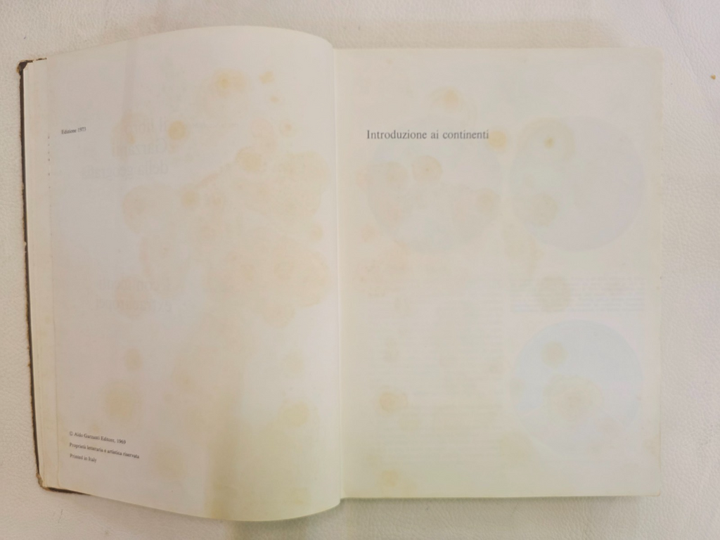​"Il Garzanti della Geografia" Atlante Libro Vintage Collezione Raro Anni '70
