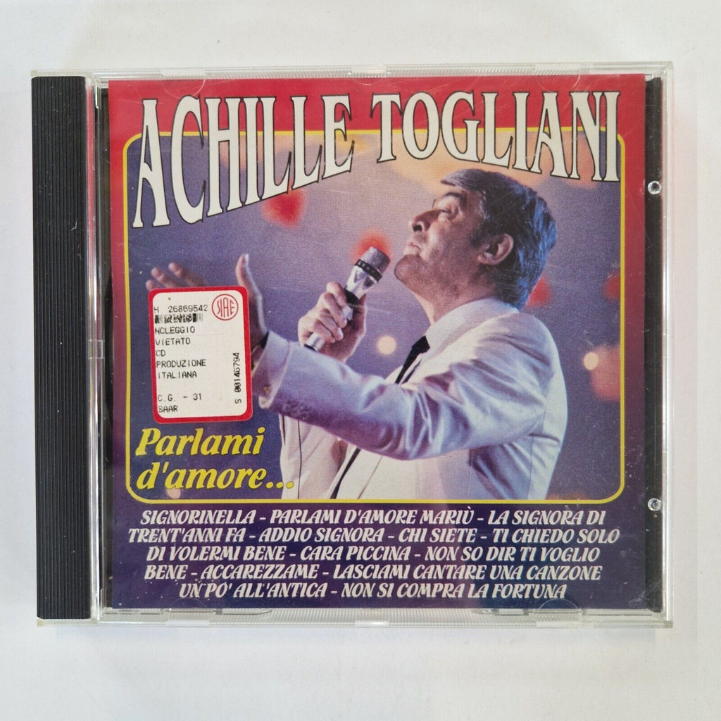 0 Achille Togliani – Parlami d'Amore – 1997 – Saar Srl – CD Ottimo - Vedi F