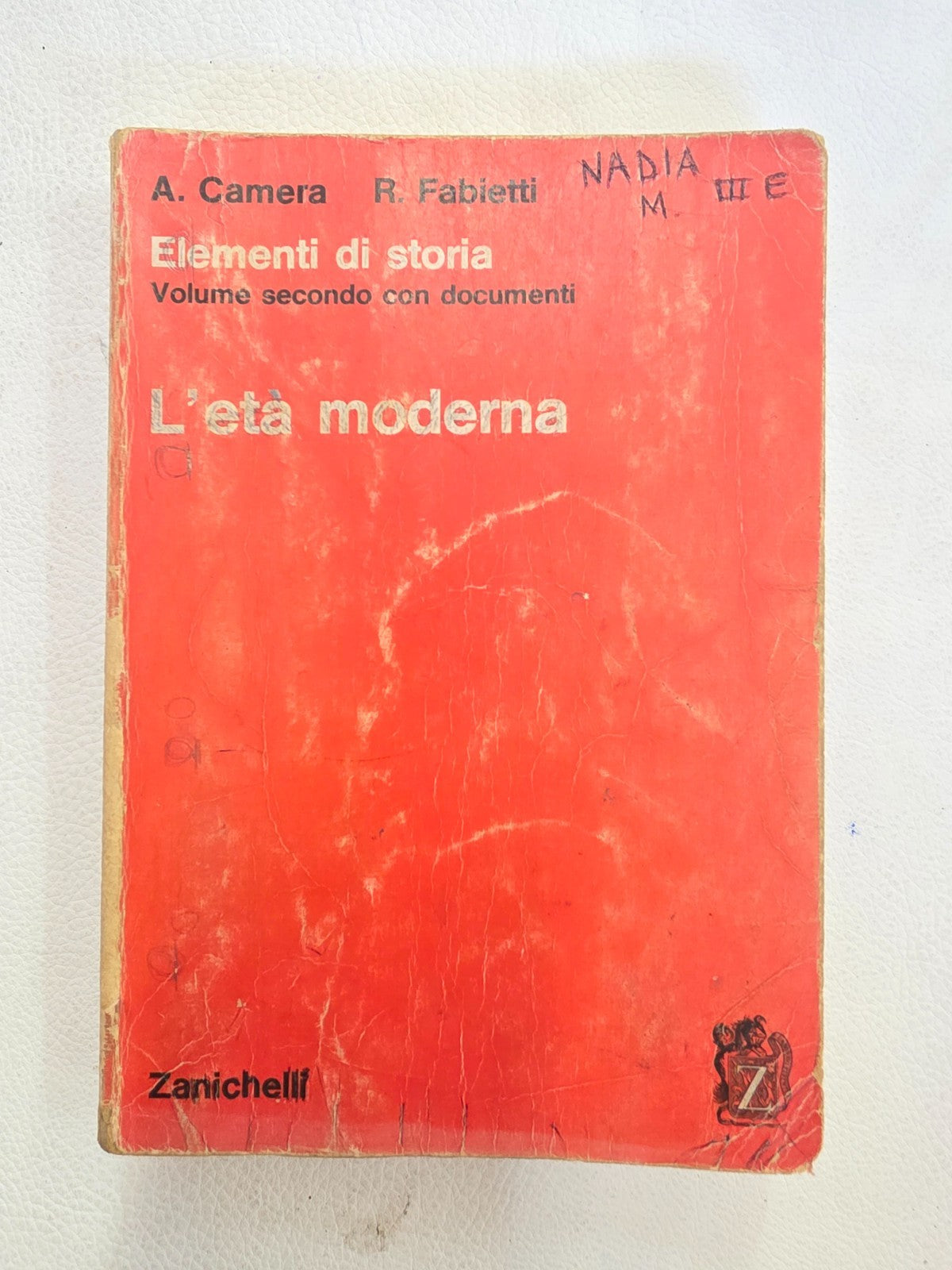 "L'età moderna", secondo volume del manuale scolastico Elementi di storia