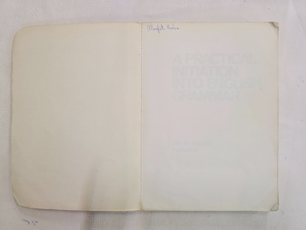 "A Practical Initiation into English Grammar" A. FASOGLIO A.CAMPI