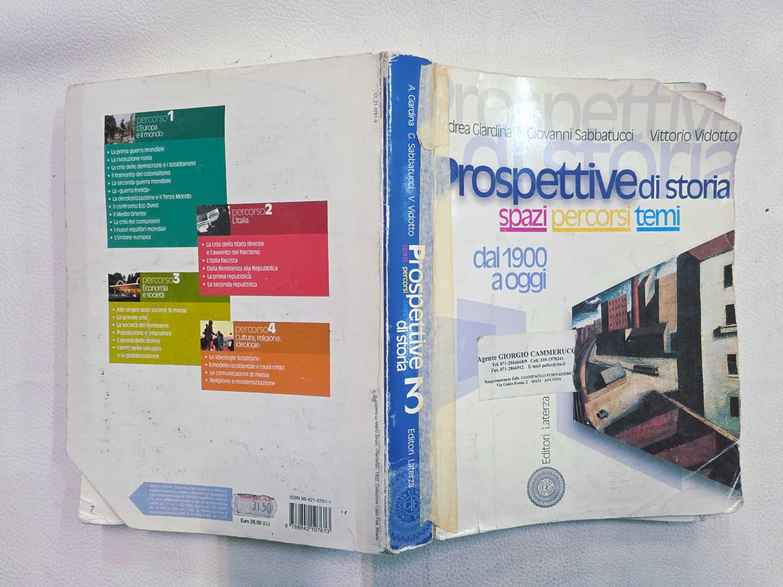 "Prospettive di Storia - Spazi, Percorsi, Temi: dal 1900 a Oggi-LIBRO