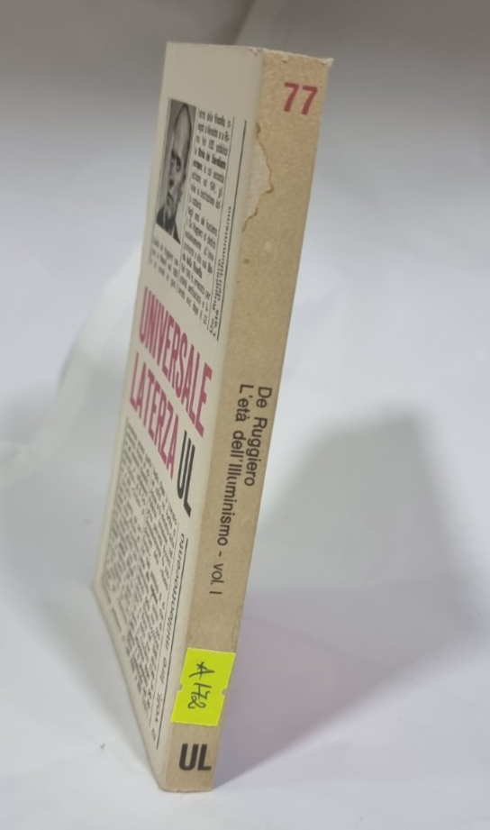 "L'età dell'illuminismo" Guido de Ruggiero - Laterza 1968 Storia della Filosofia