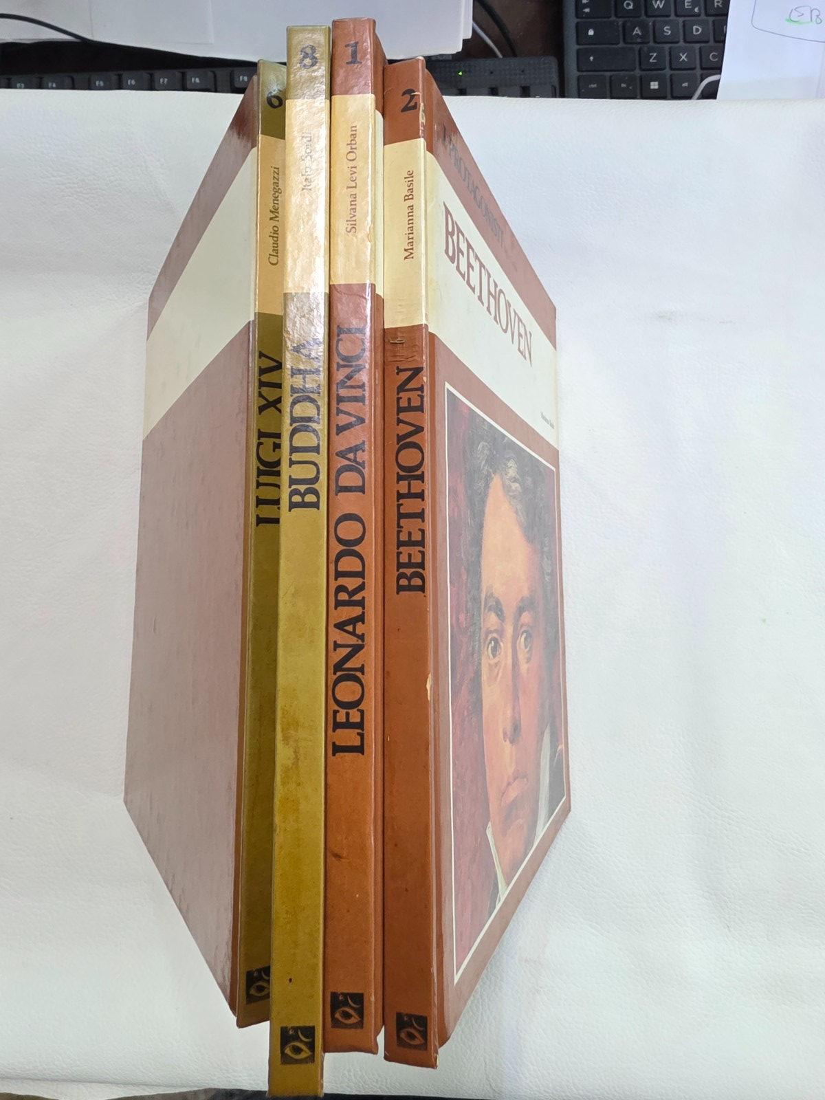 "Lotto 4 Libri Artisti Rinascimento: Edizioni '80 Perfette"-Collezione Vintage