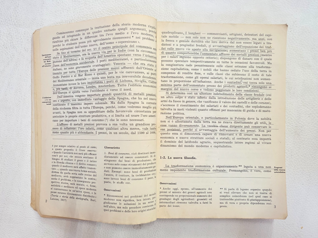 "L'età moderna", secondo volume del manuale scolastico Elementi di storia