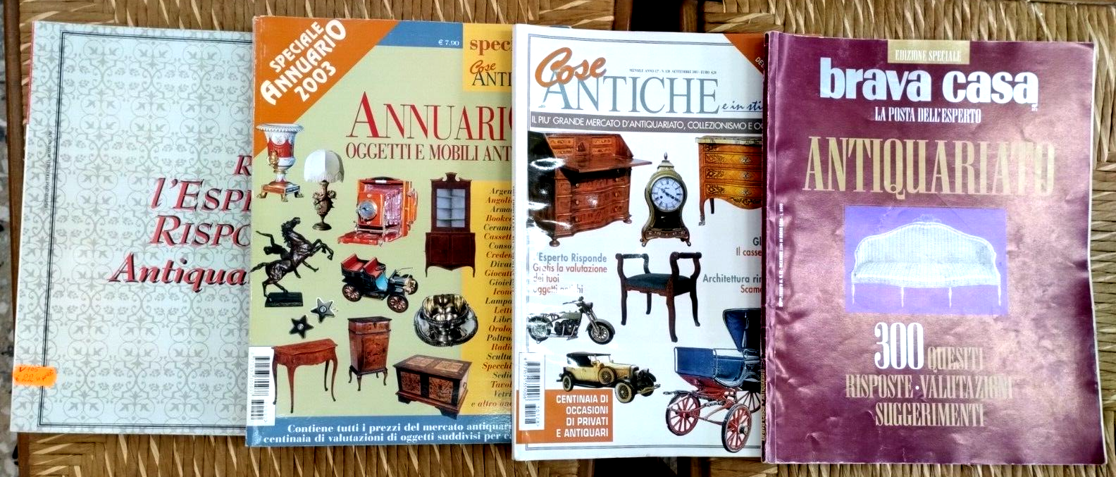 0 Lotto 4 Riviste Antiquariato - Cose Antiche & Antiquariato - Buone Condizi