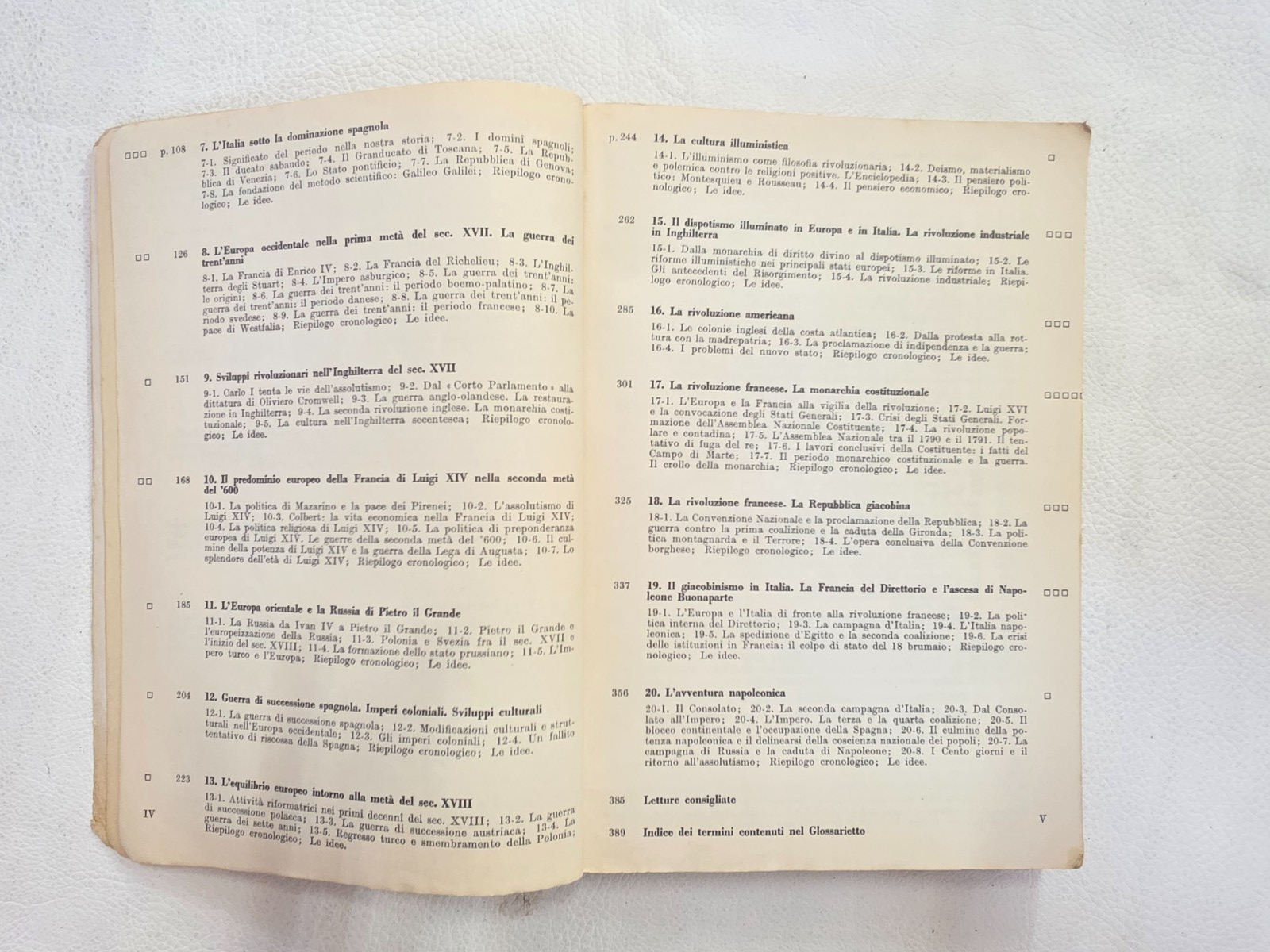 "L'età moderna", secondo volume del manuale scolastico Elementi di storia