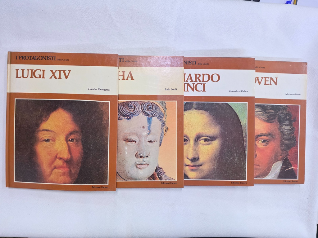 "Lotto 4 Libri Artisti Rinascimento: Edizioni '80 Perfette"-Collezione Vintage