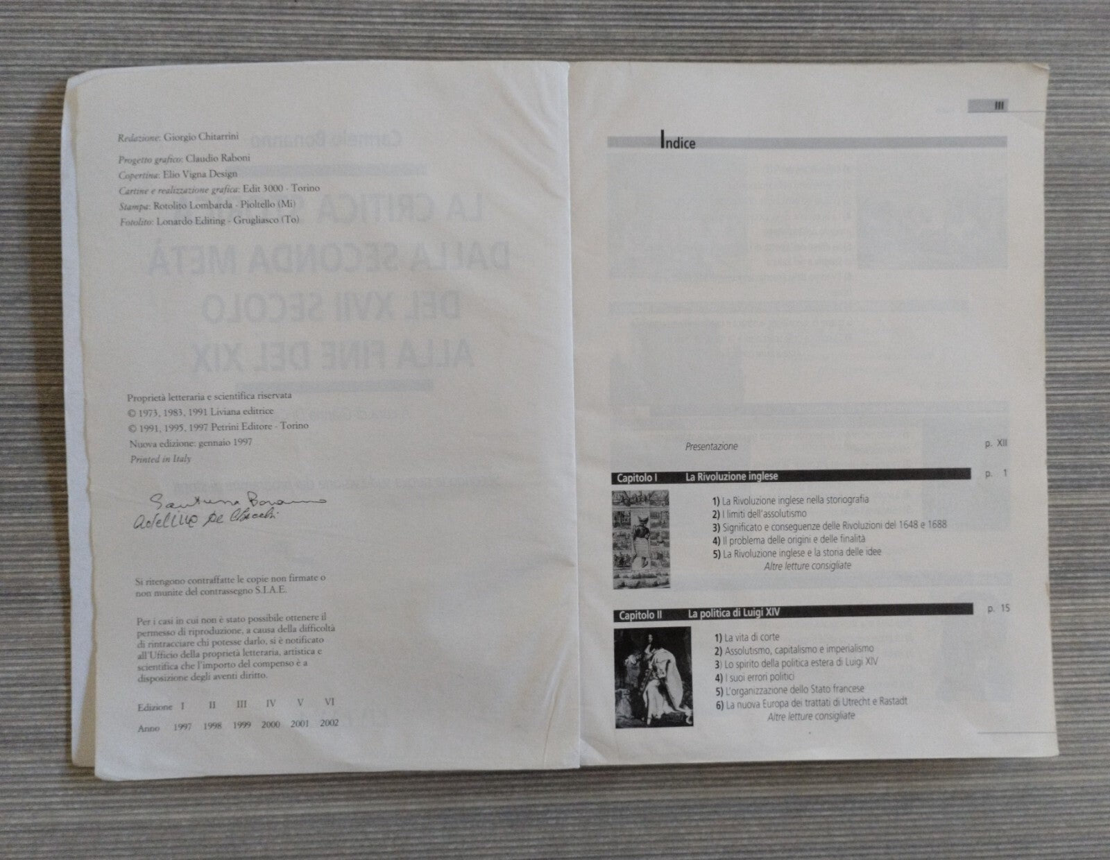 0 La critica storica dal XVII al XIX sec. – Bonanno – Ed. Liviana – Saggio docen