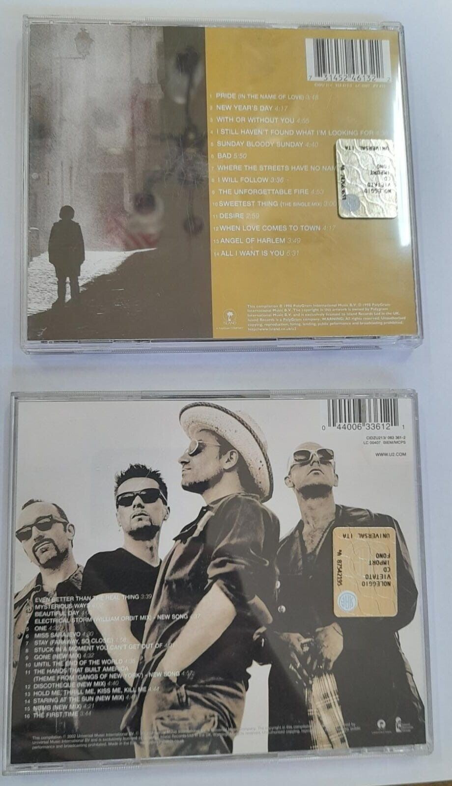 0 COPPIA CD U2 THE BEST OF 1980 1990 / 1990 2000 | COME NUOVI SUPER PREZZO