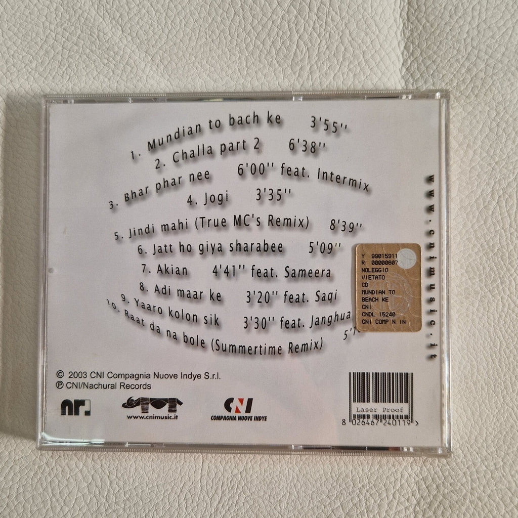 0 CD Panjabi MC – Mundian To Bach Ke | Bhangra Hip Hop Hit Anni 2000 Mercatino