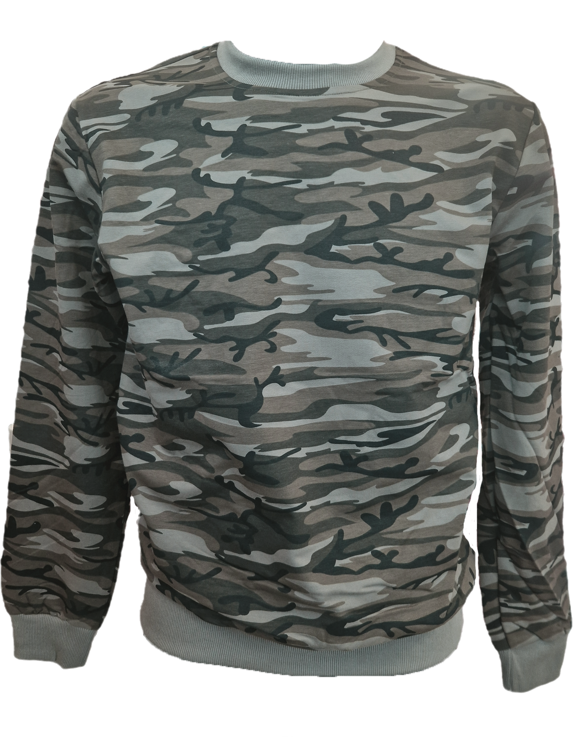 0 Felpa uomo mimetica militare 95% cotone M-XXXL nuova casual sport camouflage