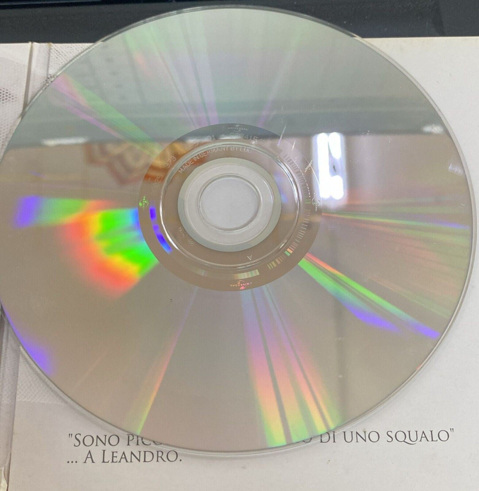 0 ALBUM COMPLETO EMMA - SCHIENA - COPERTINA IN DIGIPAK SLIM - UNIVERSAL MUSIC 20