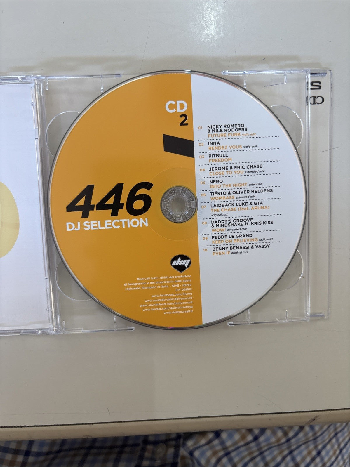 "DJ Selection 446" 2 CD Set 2016 Extended Versions DJ NUMERO 446 MERCATINO USATO
