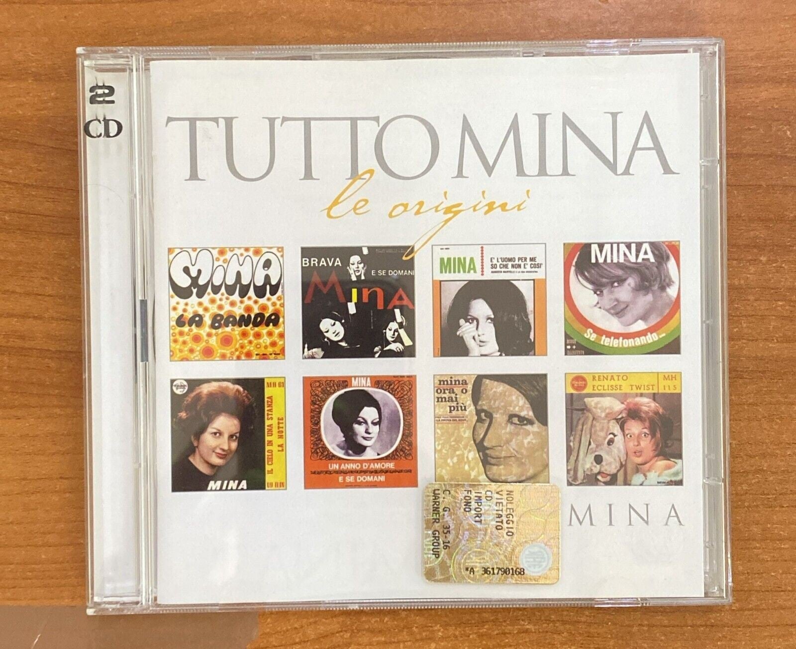 0 ALBUM ORIGINALE MINA - TUTTO MINA LE ORIGINI (INCLUDE 2 CD) WARNER MUSIC 2006